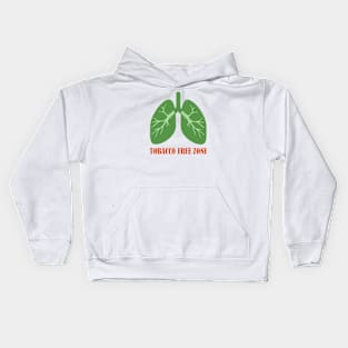 Tobacco Free Zone Kids Hoodie